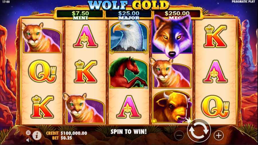Gold Wolf Slot View