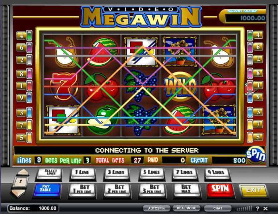 Mega Win Slot View