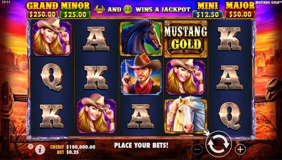 Mustang Gold Slot View
