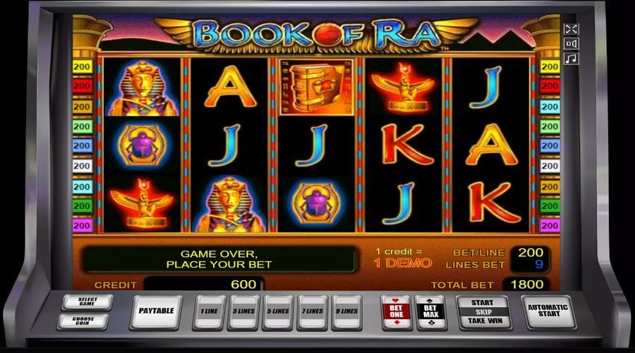 Book of Ra Slot View