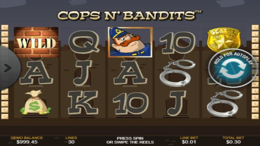 Cops N' Bandits Slot View
